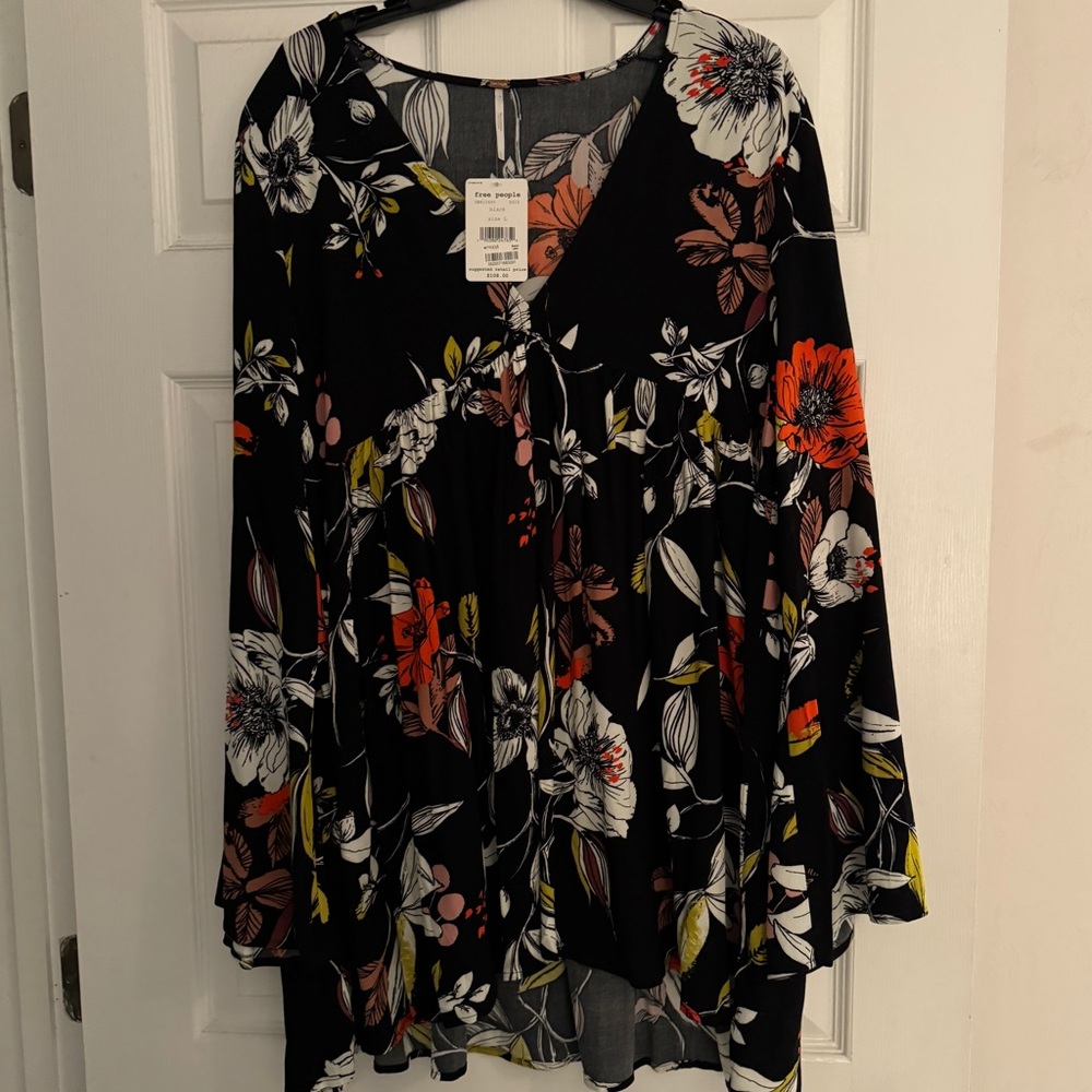 Free People Flowered tunic/dress